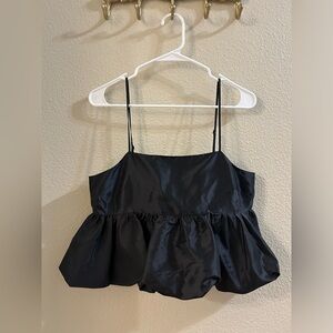 Black Puff Top